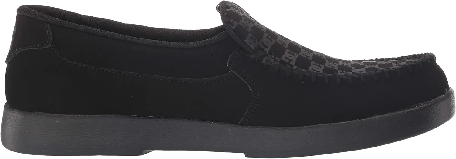DC Men's Villain Slip On Low Top Slipper Casual Sneaker Shoe
