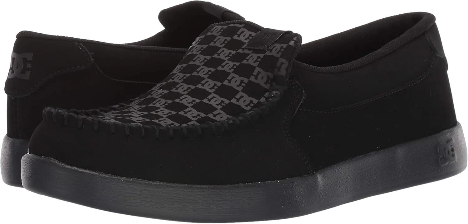 DC Men's Villain Slip On Low Top Slipper Casual Sneaker Shoe