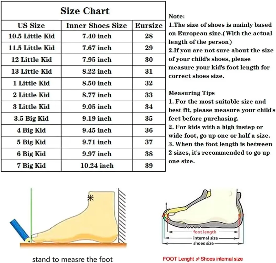 Dellukee Boys Girls Fashion Sneakers Kids Orange/Yellow/Blue/Black Solid Color Polka Dot Walking Running Shoes