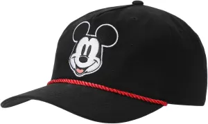 Disney Mickey Mouse Face Black Retro Grandpa Snapback Hat