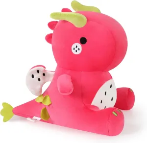 Ditucu Cute Dragon Fruit Dinosaur Stuffed Animals Plush Toys Dolls Soft Dino Pitay Plushie Birthday Gifts for Kids Girls Boys Red 12 inch
