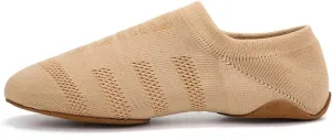 DKZSYIM Womens Latin Dance Shoes Close Toe Beginner Ballroom Dance Practice Shoes,Model 101