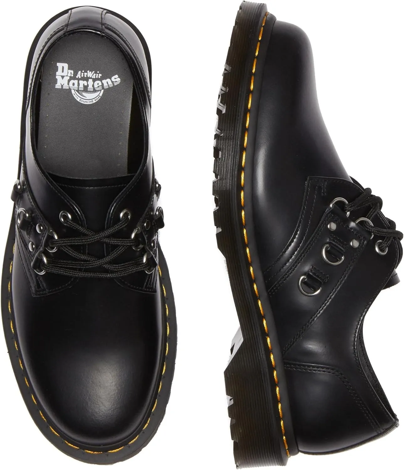 Dr. Martens Men's Flat Lace-Up Shoes, 39 EU