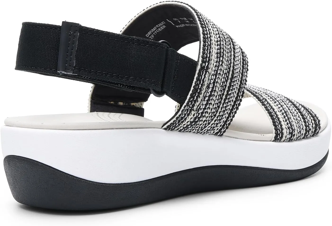 DREAM PAIRS Women's Walking Sandals Lightweight Soft Footbed Low Wedge Comfort Indoor Outdoor Flat Sandals