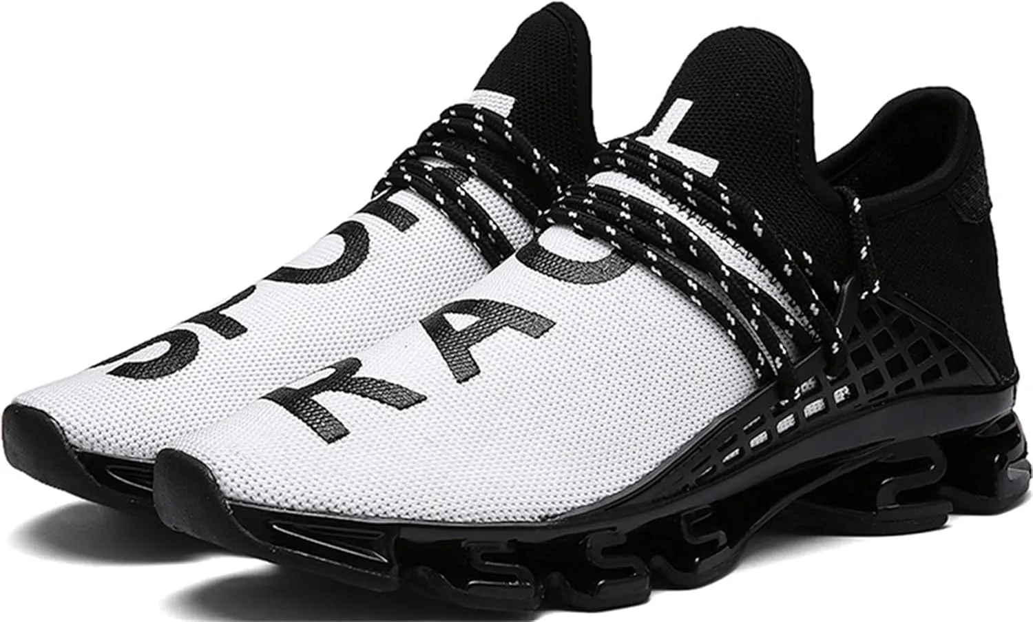 DUORO Mens Slip On Road Running Shoes Breathable Lightweight Comfortable Walking Shoes Athletic Gym Tennis Shoes for Men