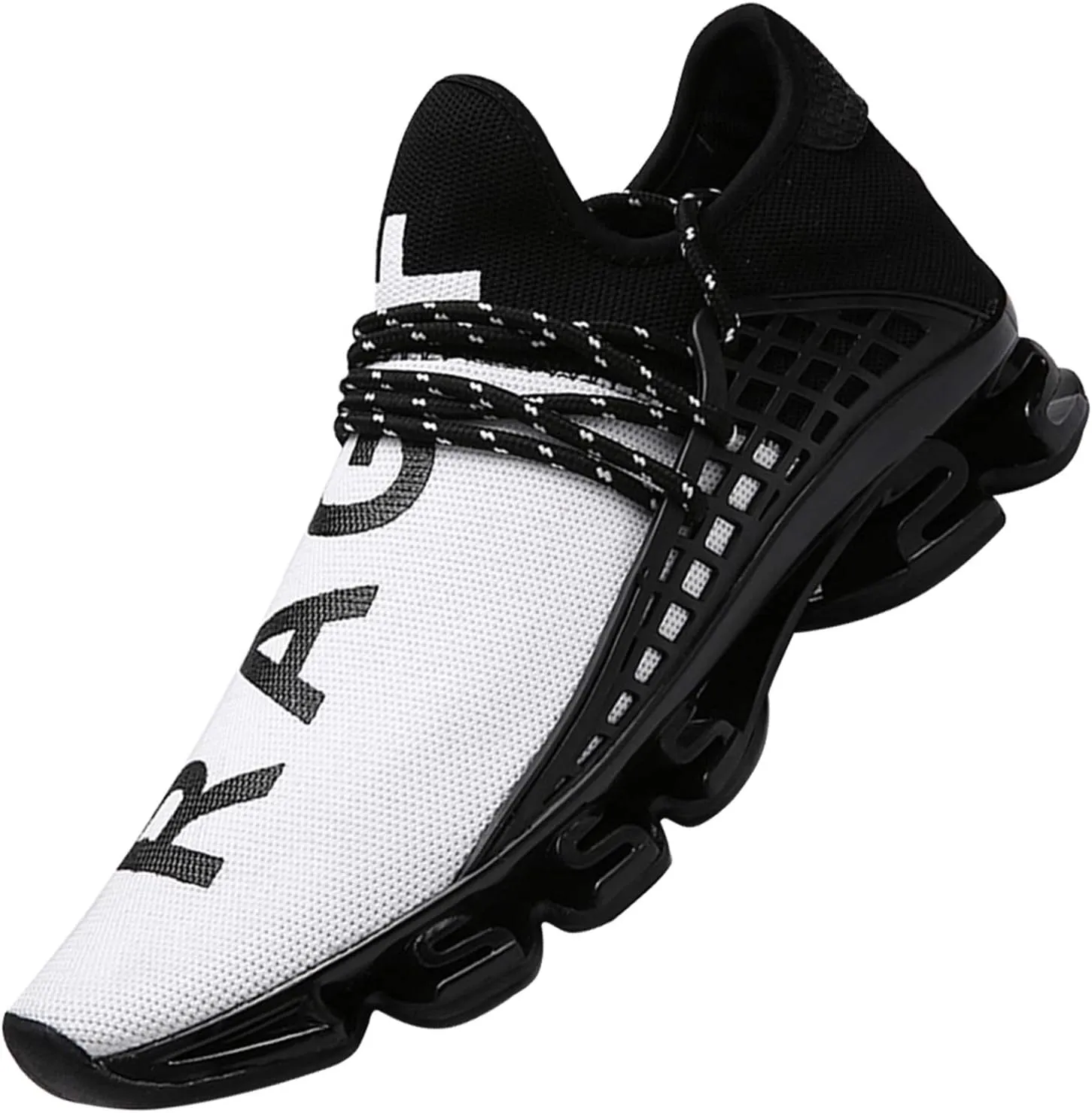 DUORO Mens Slip On Road Running Shoes Breathable Lightweight Comfortable Walking Shoes Athletic Gym Tennis Shoes for Men