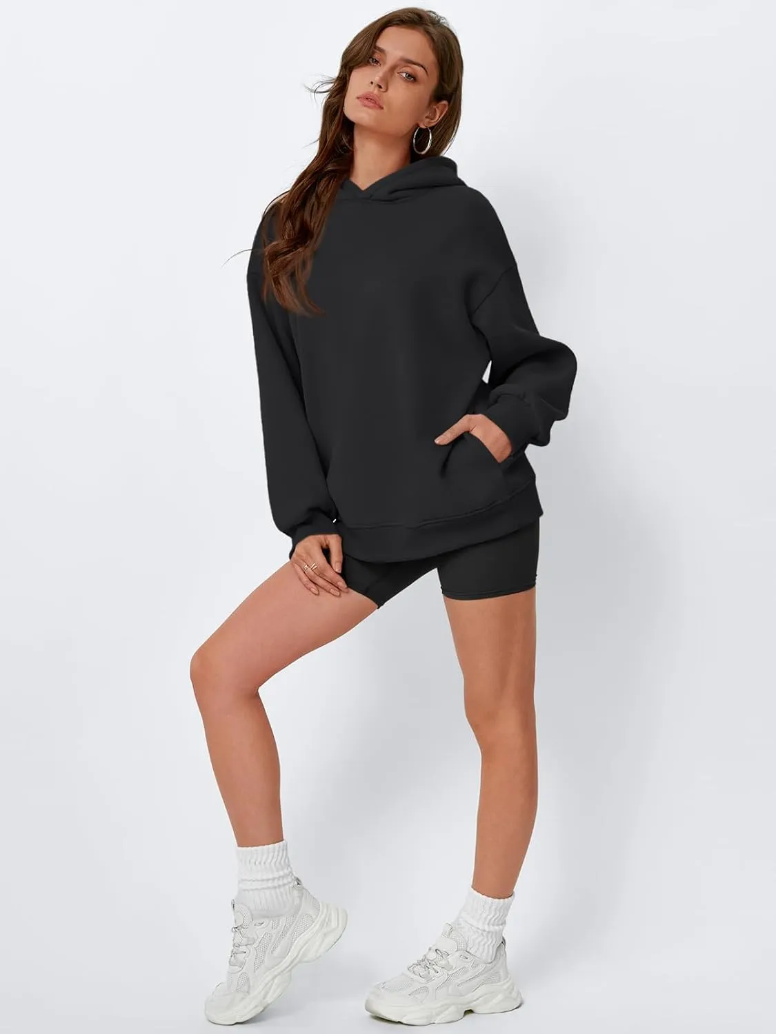 EFAN Womens Oversized Hoodies Sweatshirts Fleece Hooded Pullover Tops Sweaters Casual Comfy Fall Fashion Outfits Clothes 2025