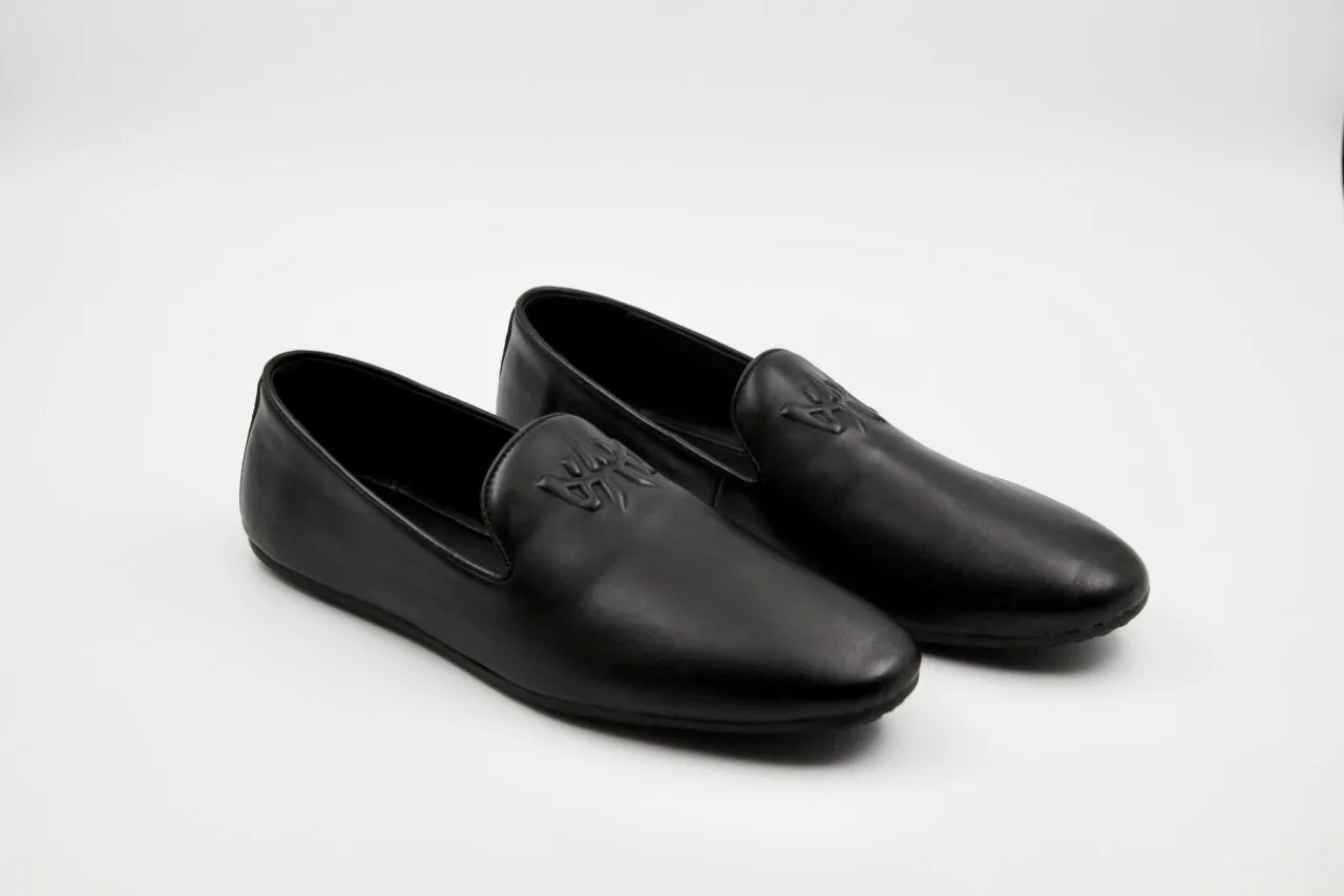 Eloise Black Leather Loafers Sole
