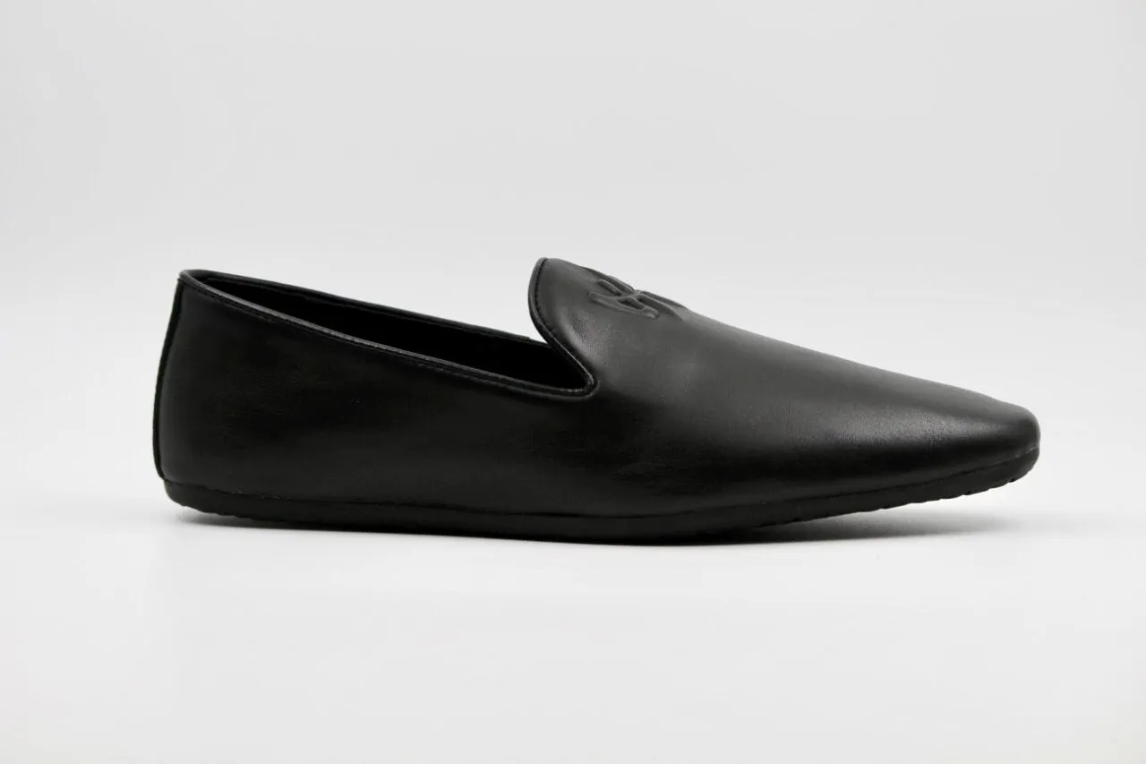 Eloise Black Leather Loafers Sole