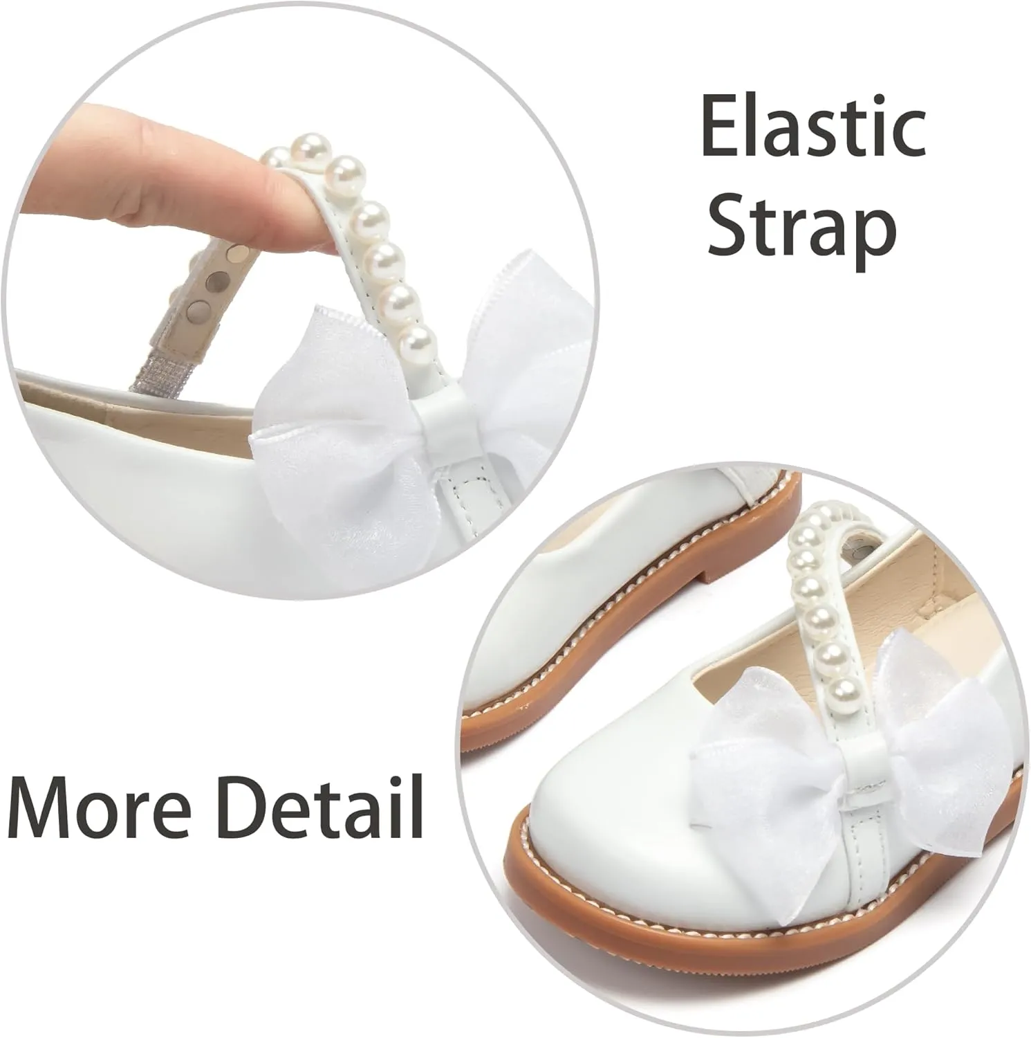 ESTINE Toddler Girl Mary Jane Dress Shoes-Girls School Uniform Oxford for Wedding Party