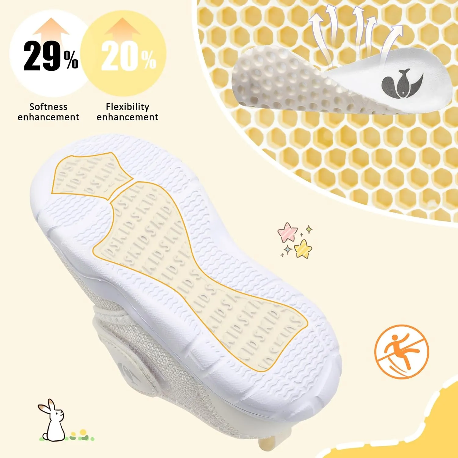 FEETCITY Toddler Shoes Boys Girls Toddler Slip On Sneakers Kids Tennis Shoes Sports Shoe Walking Shoe
