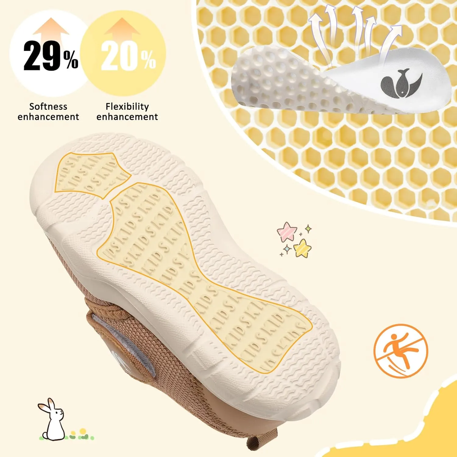 FEETCITY Toddler Shoes Boys Girls Toddler Slip On Sneakers Kids Tennis Shoes Sports Shoe Walking Shoe