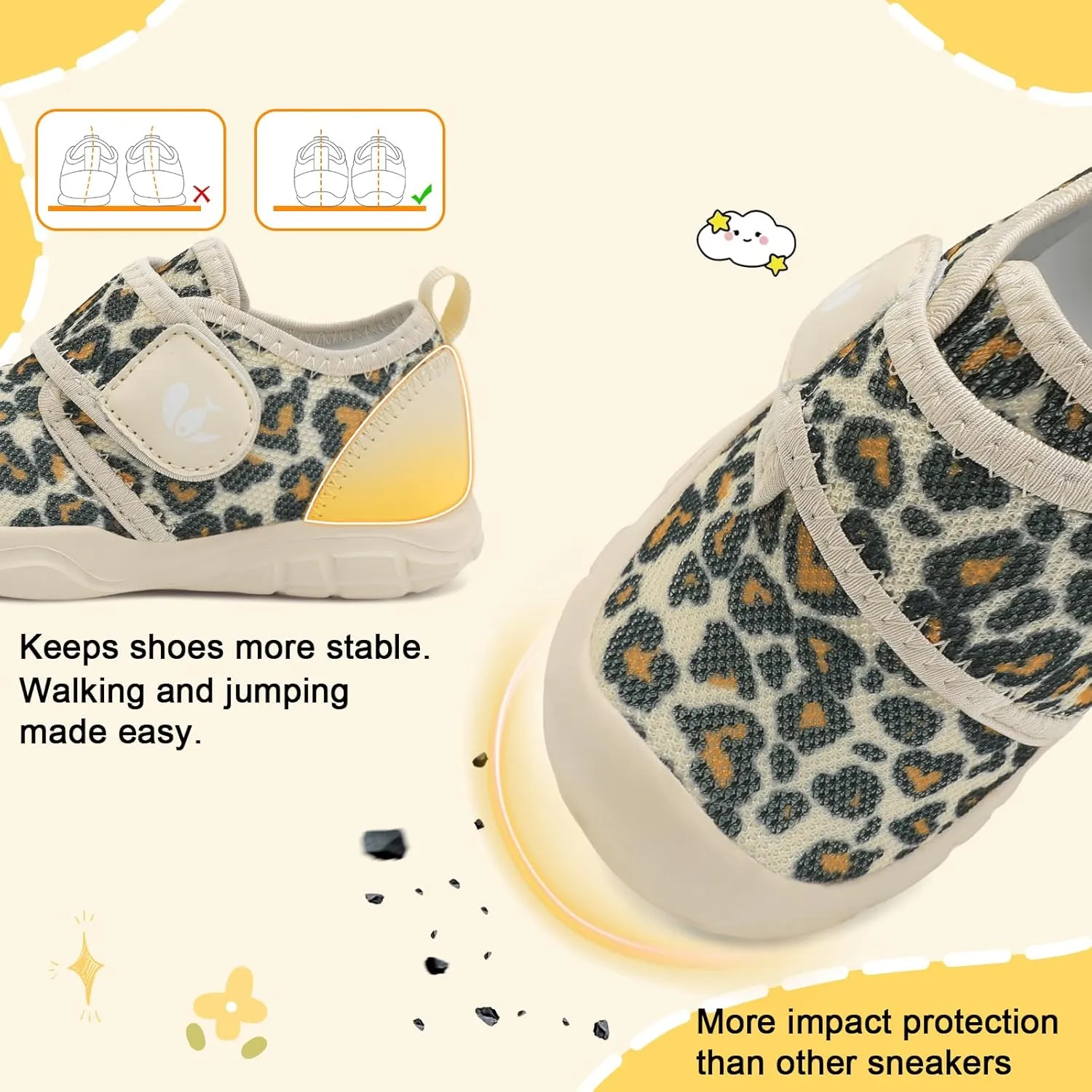 FEETCITY Toddler Shoes Boys Girls Toddler Slip On Sneakers Kids Tennis Shoes Sports Shoe Walking Shoe