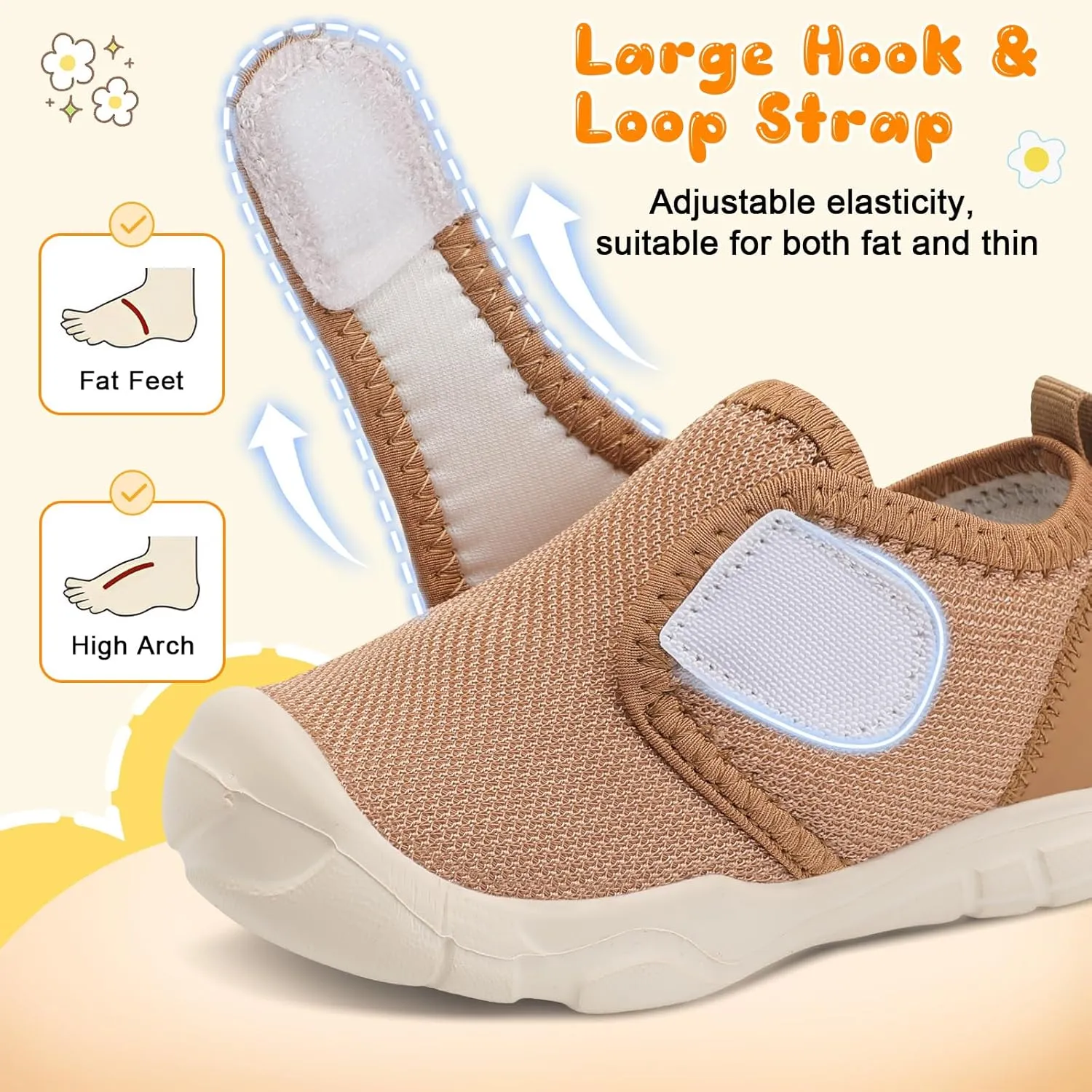 FEETCITY Toddler Shoes Boys Girls Toddler Slip On Sneakers Kids Tennis Shoes Sports Shoe Walking Shoe