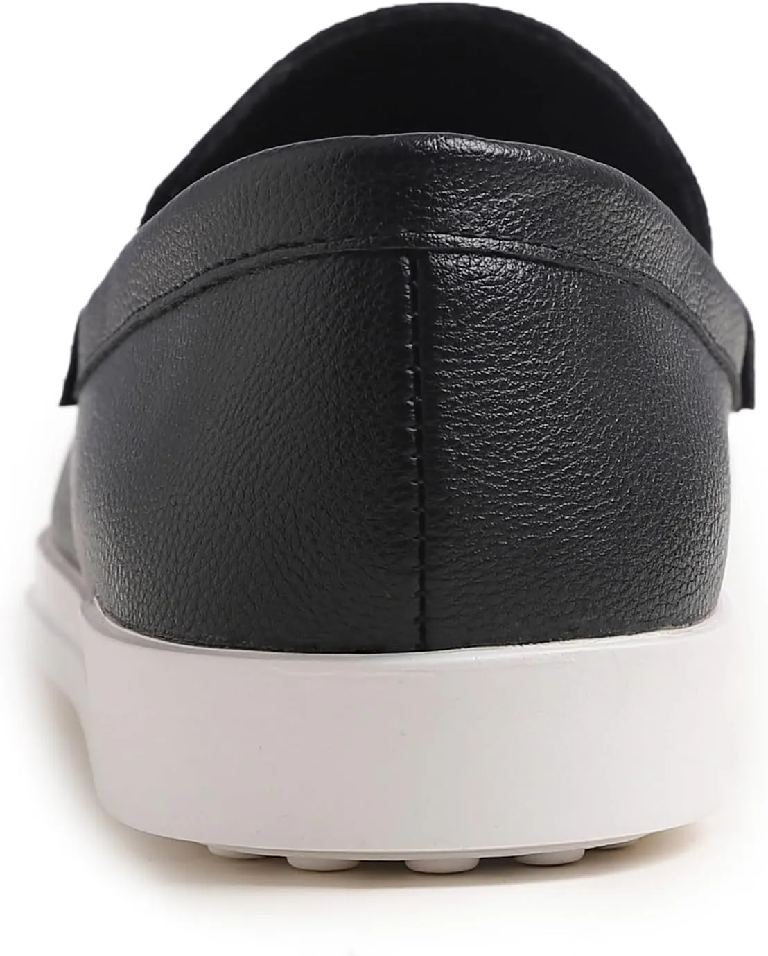 FEVERSOLE Comfort Women's Leather Daily Loafer Driving Flats Flexible Walking Boat Shoes