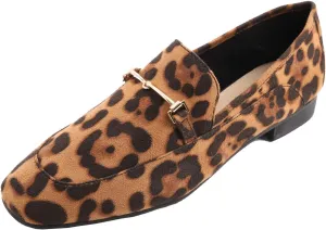 FEVERSOLE Women's Fashion Dress Comfort Low Heel Office Penny Loafer Flats