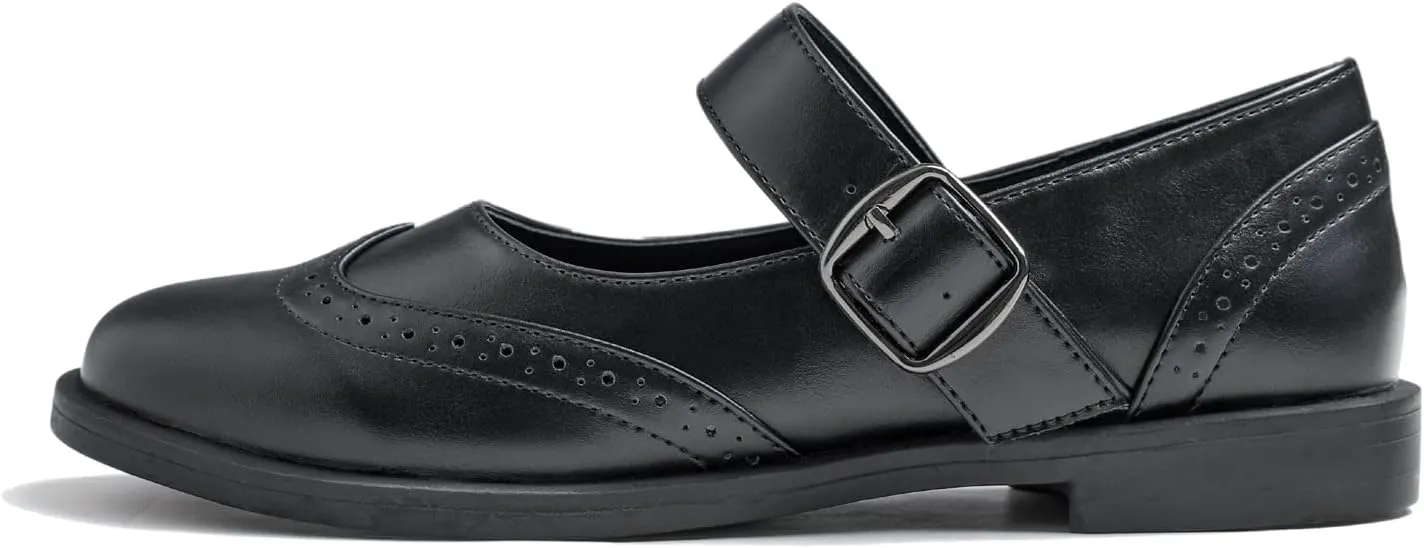FEVERSOLE Women's Fashion Dress Comfort Low Heel Office Penny Loafer Flats