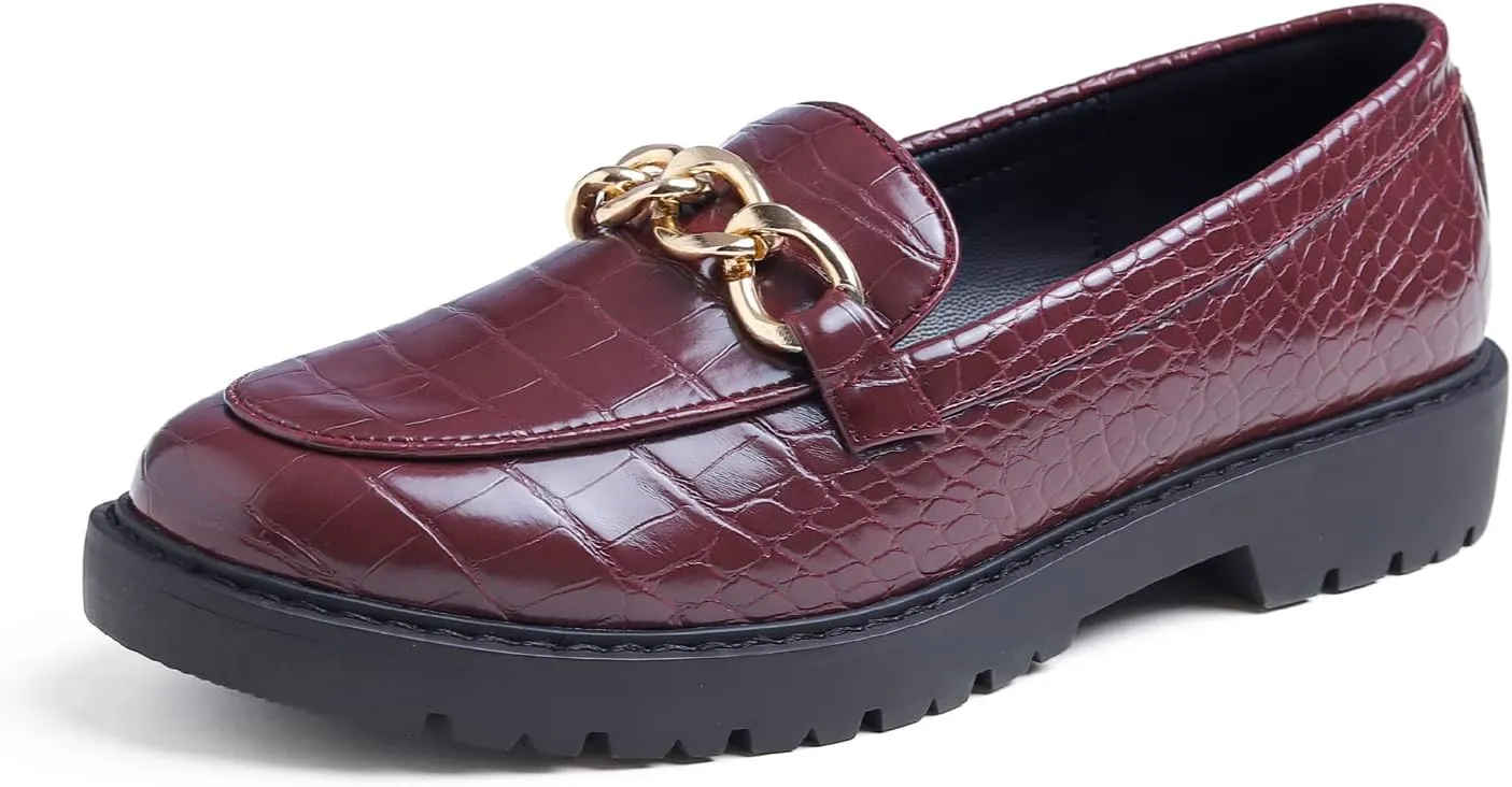 Feversole Women's Fashion Trim Deco Loafer Slippers