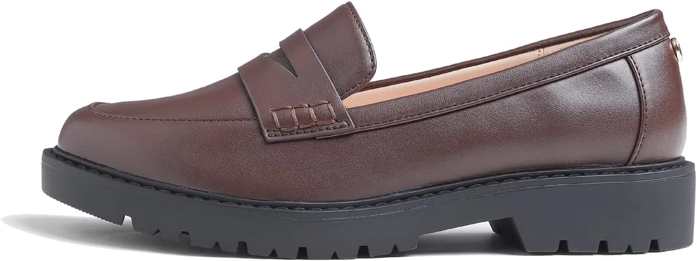Feversole Women's Fashion Trim Deco Loafer Slippers