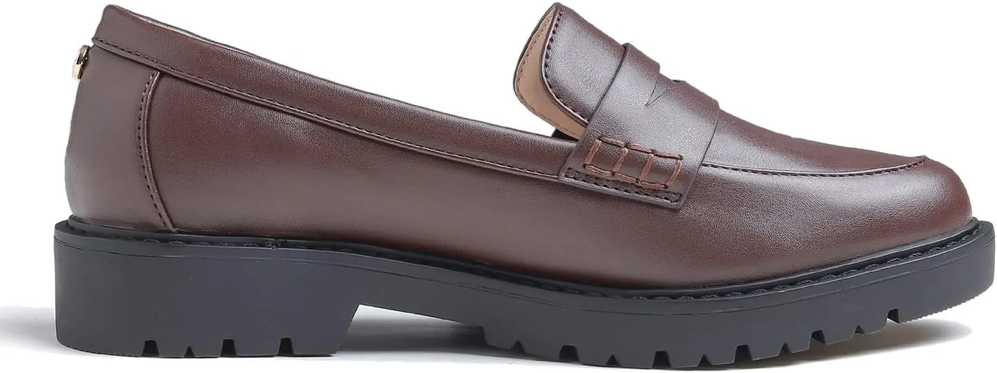 Feversole Women's Fashion Trim Deco Loafer Slippers
