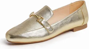 Feversole Women's Fashion Trim Deco Loafer Slippers