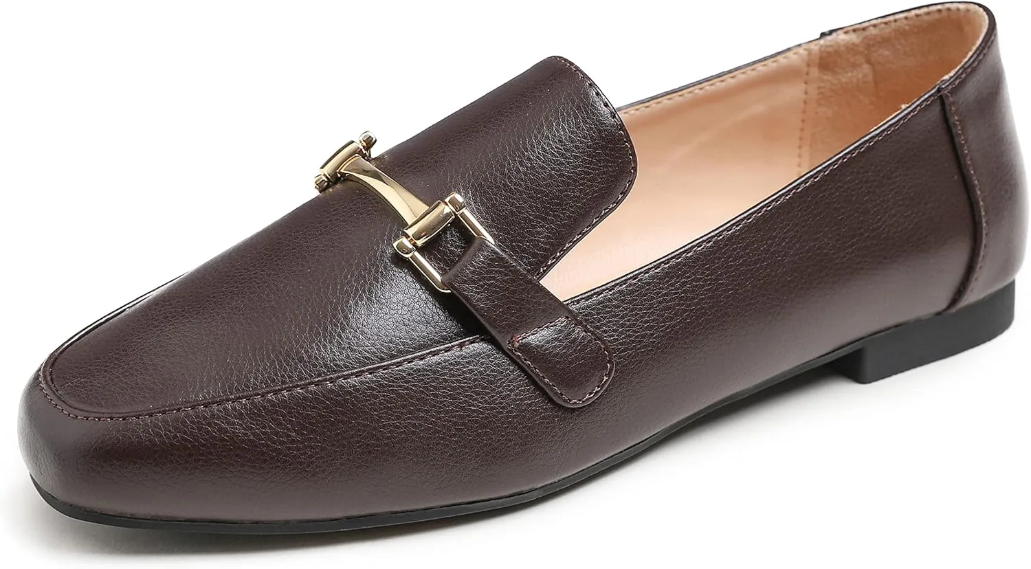 Feversole Women's Fashion Trim Deco Loafer Slippers