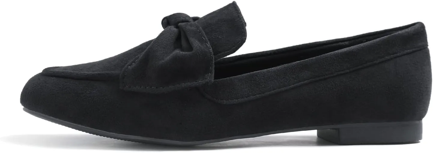 Feversole Women's Fashion Trim Deco Loafer Slippers