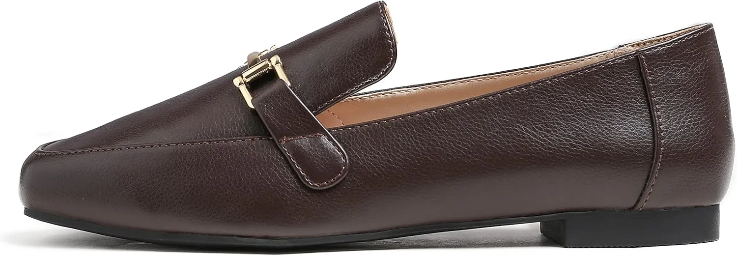 Feversole Women's Fashion Trim Deco Loafer Slippers