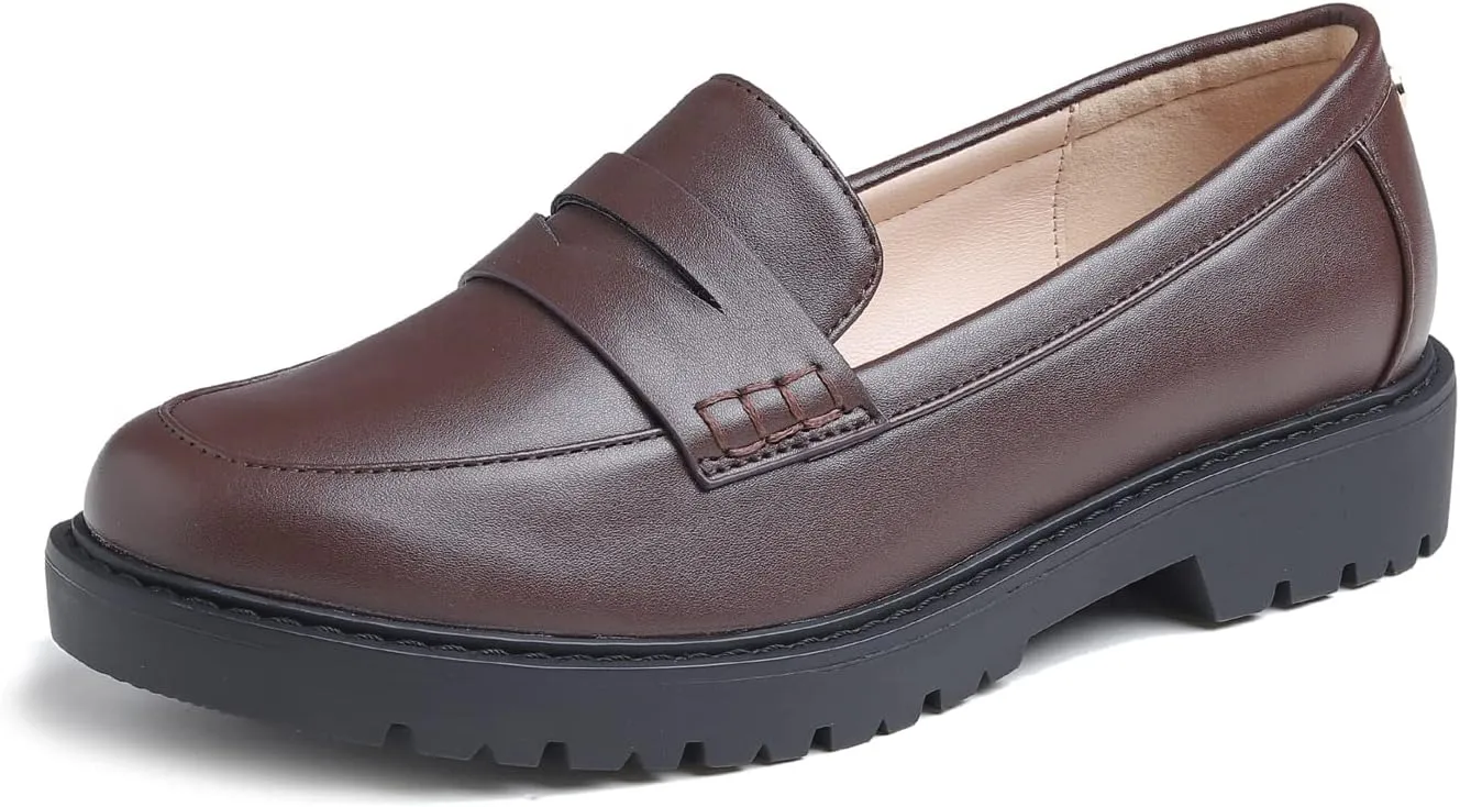 Feversole Women's Fashion Trim Deco Loafer Slippers