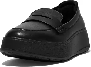 FitFlop Women's F-Mode Leather Flatform Penny Loafers