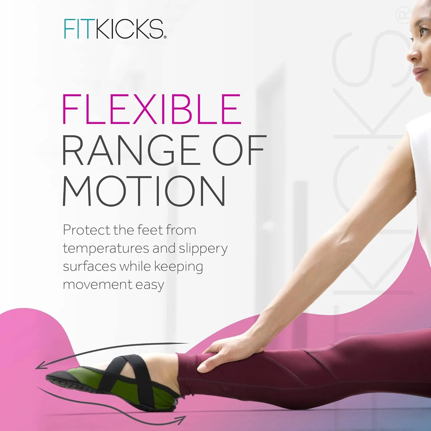 FITKICKS Crossovers Electric Jungle Collection Active Lifestyle Footwear Double Grip Straps Reinforced Toe Flexible Range of Motion Comfort Fit