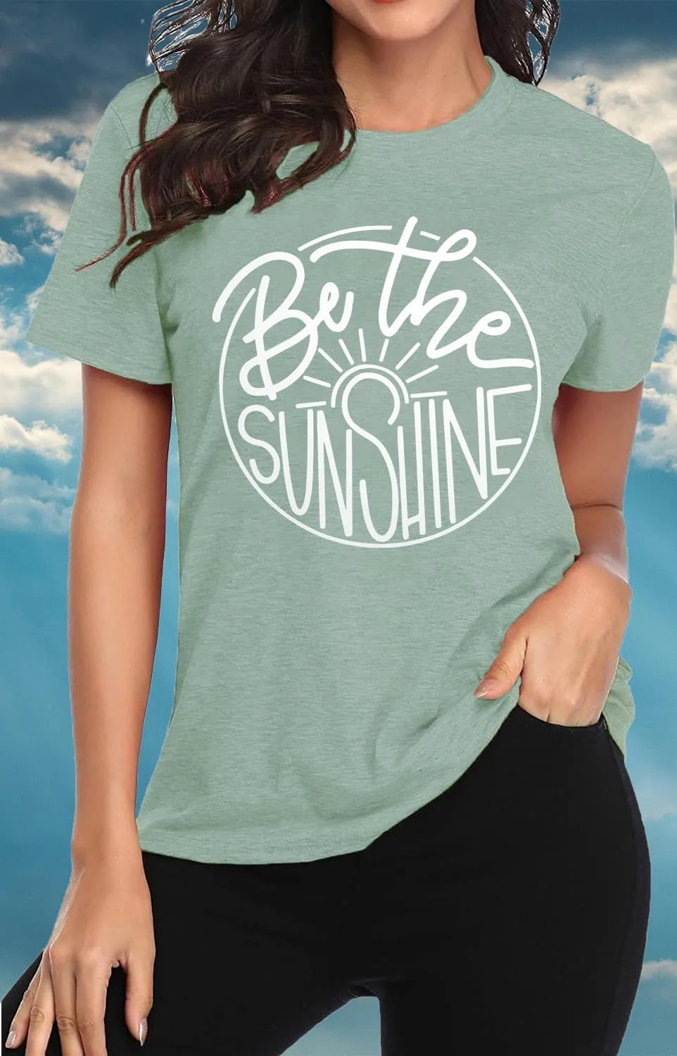 Floral Shirts for Women Boho Wildflower Graphic Workout T Shirts Summer Short Sleeve Nature Tee Tops