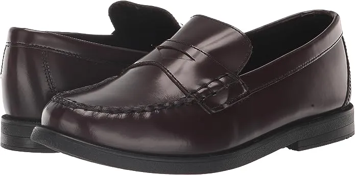 Florsheim Croquet Penny Loafer Boy Shoes - Burgundy