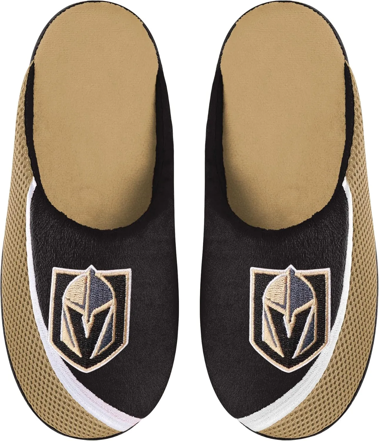 FOCO Men's NHL 2022 Big Logo Color Edge Slipper