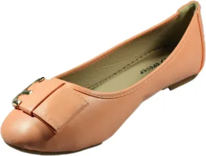Forever Women's Ameena-15 Ballet Flat Coral Color