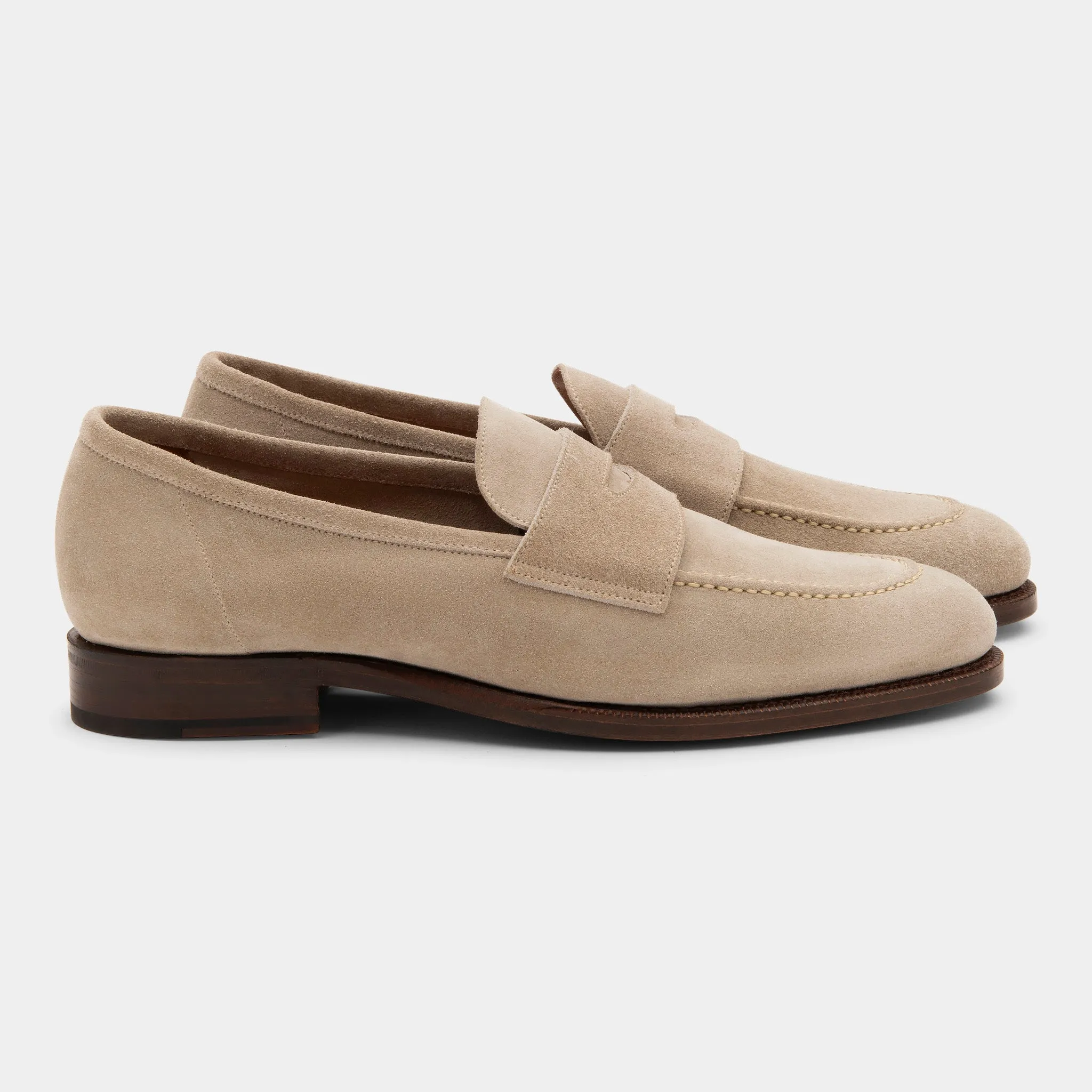 Foster Unlined Tan Suede