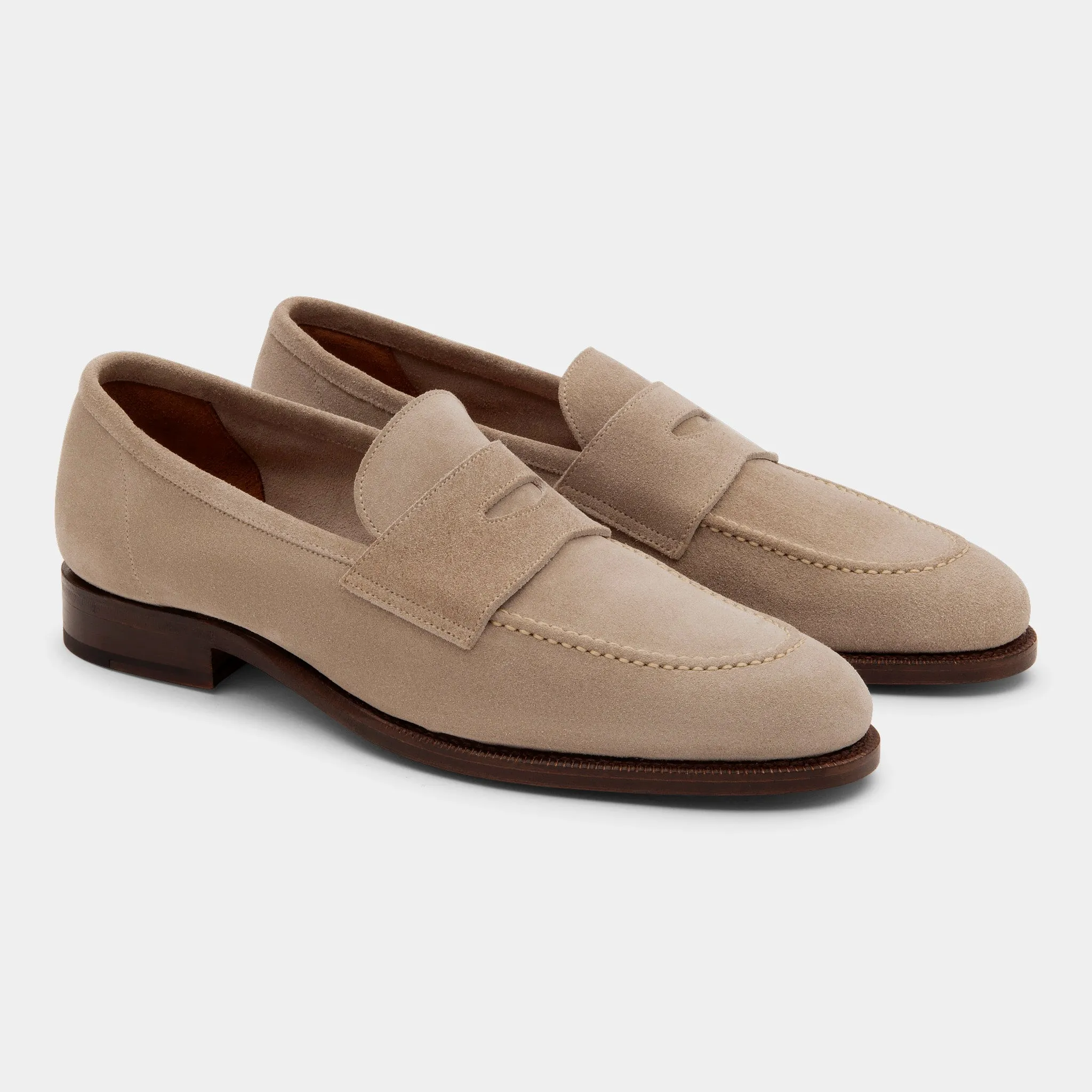 Foster Unlined Tan Suede