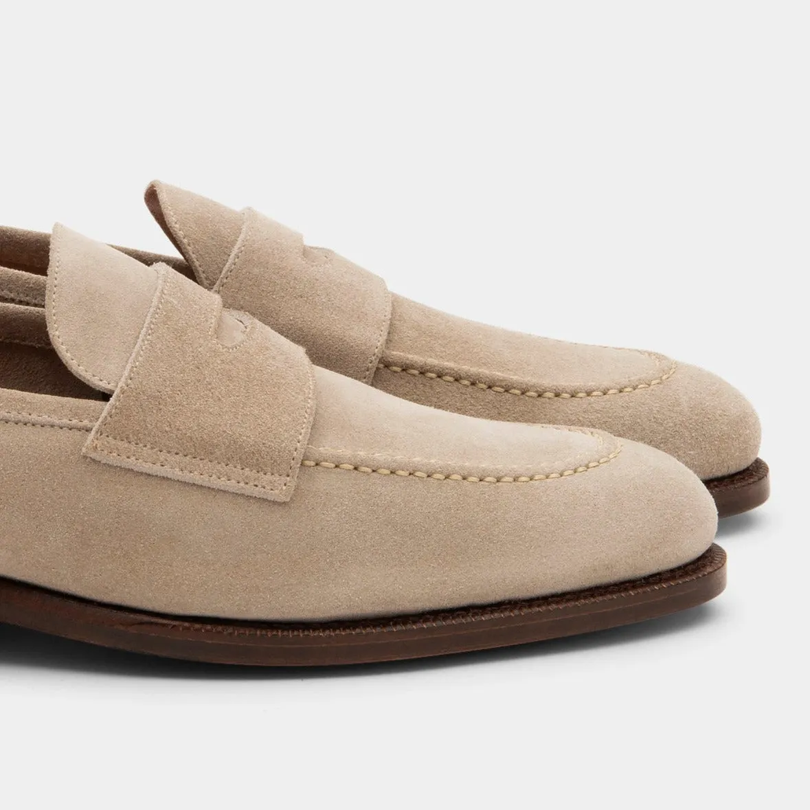 Foster Unlined Tan Suede