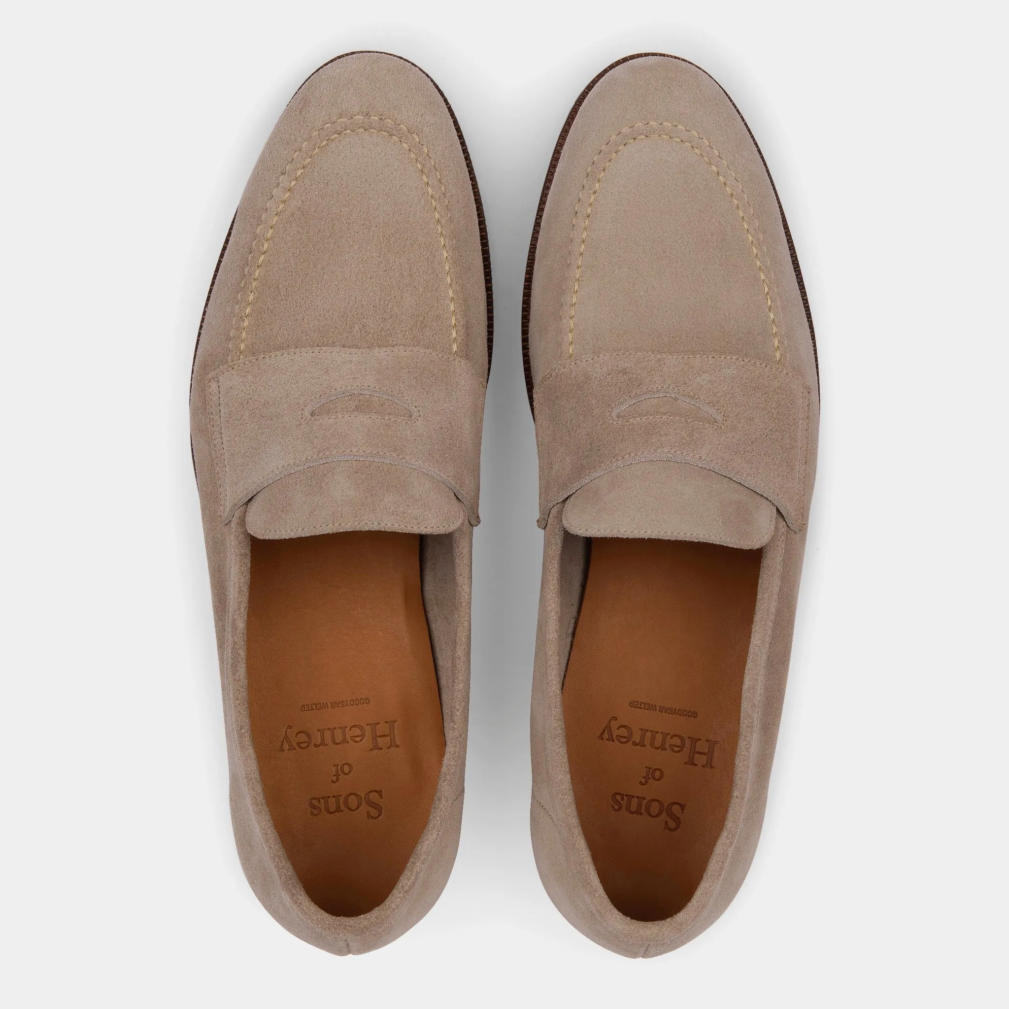 Foster Unlined Tan Suede