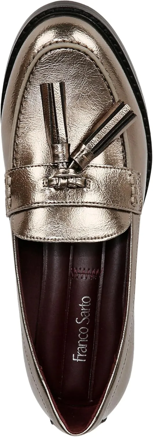 Franco Sarto womens Carolynn Low Slip on Tassel Loafers