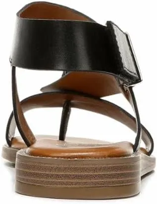 Franco Sarto Womens Glenni Ankle Strap Flat Sandals