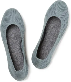 Frank Mully Women’s Ballet Flat Shoes Knit Dress Shoes Round Toe Slip On Ballerina Walking Flats Shoes for Woman Low Wedge Comfort Soft
