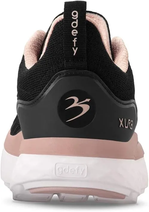 G-DEFY XLR8 Women’s Supportive Running Shoe | VersoShock Technology for Pain Associated with Prolonged Standing or Walking | Arch Support | Diabetic Shoes | Wide Shoes | Free Custom Orthotic