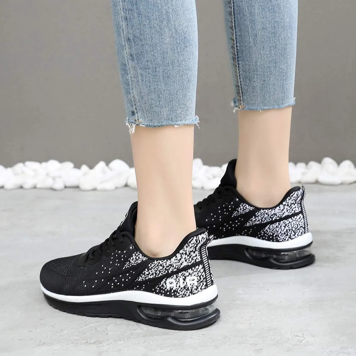 GANNOU Women's Air Athletic Running Shoes Fashion Sport Gym Jogging Tennis Fitness Sneaker US5.5-11