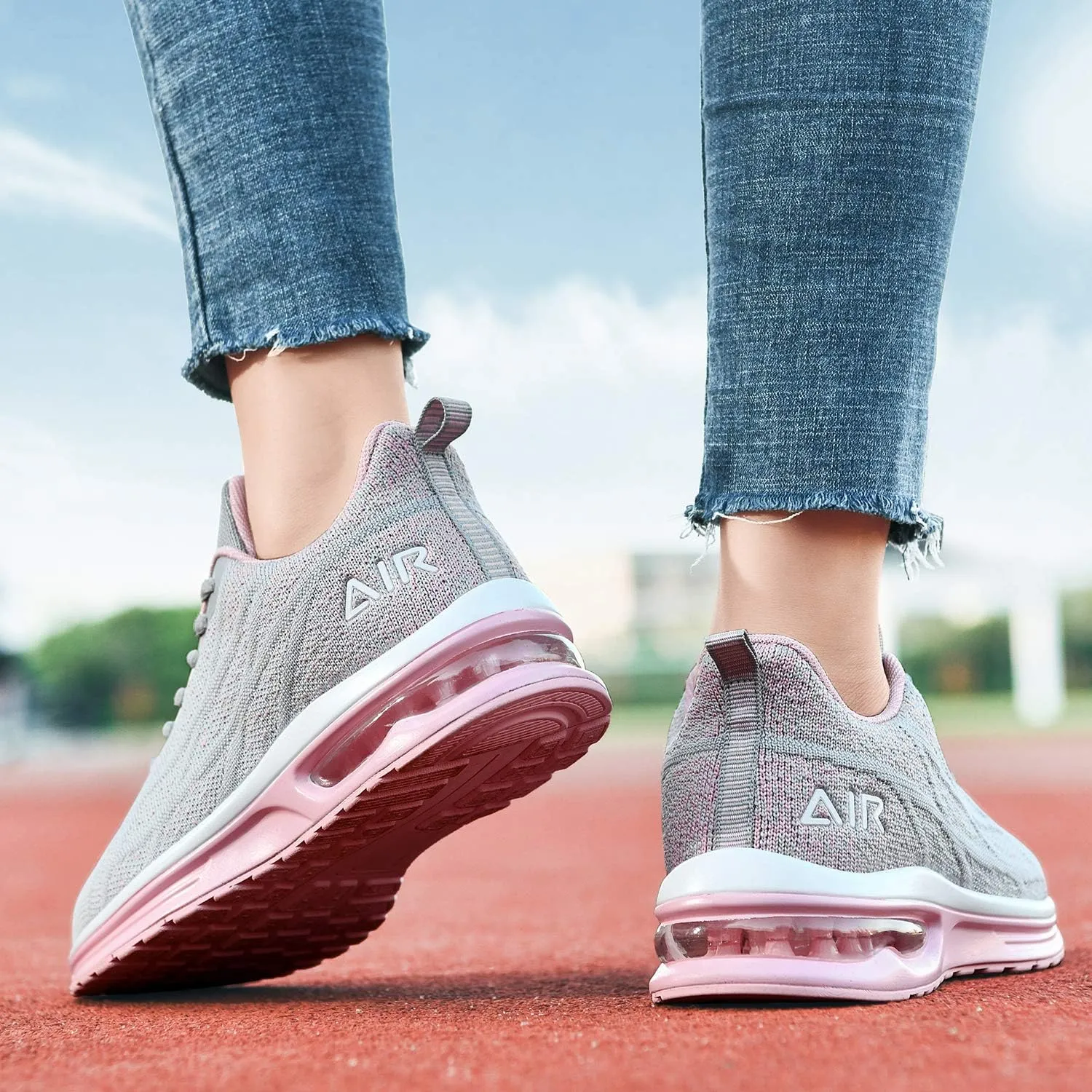 GANNOU Women's Air Athletic Running Shoes Fashion Sport Gym Jogging Tennis Fitness Sneaker US5.5-11