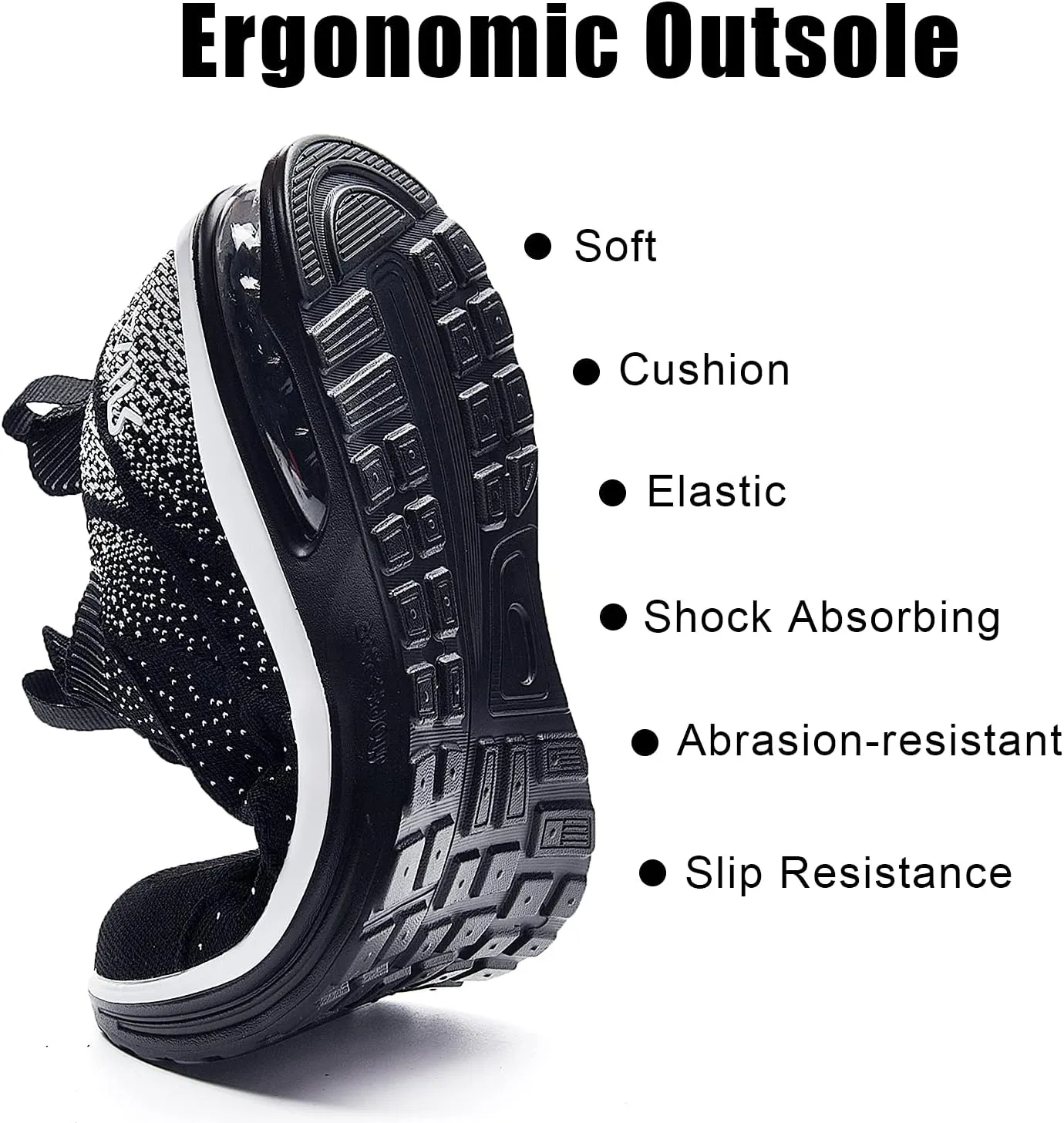 GANNOU Women's Athletic Running Shoes Fashion Sport Gym Jogging Tennis Fitness Sneaker US5.5-11