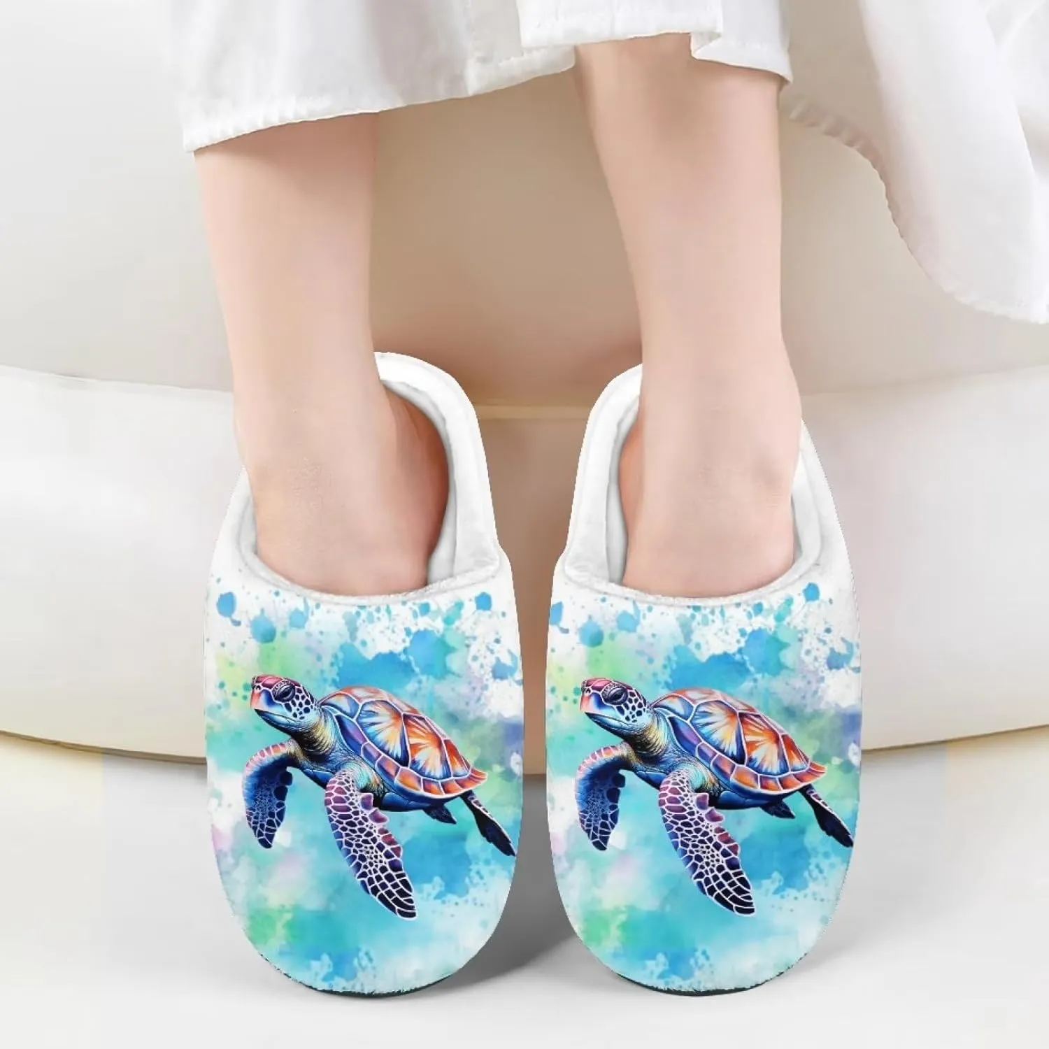 Girls Cozy House Slippers Unisex Plush Comfy House Shoes Indoor Slippers for Kids Anti-Slip