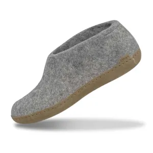 Glerups The Shoe Grey - Leather Sole