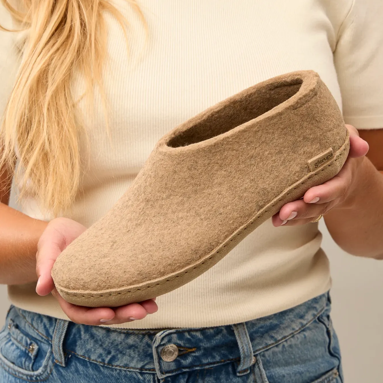 Glerups The Shoe Sand - Leather Sole