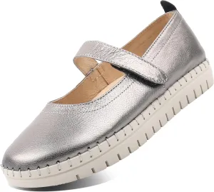 Glolily Elle Mary Jane Women's Comfort Sneakers - Orthotic Lightweight & Flexible Walking Shoes with Arch Support, Comfortable Casual Fashion Shoes for Women
